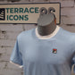 Fila Marconi Essential Ringer T-Shirt - Frozen Fjord / White