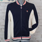 Fila Settanta Baseball Track Top - Fila Navy / Gardenia / Fila Red