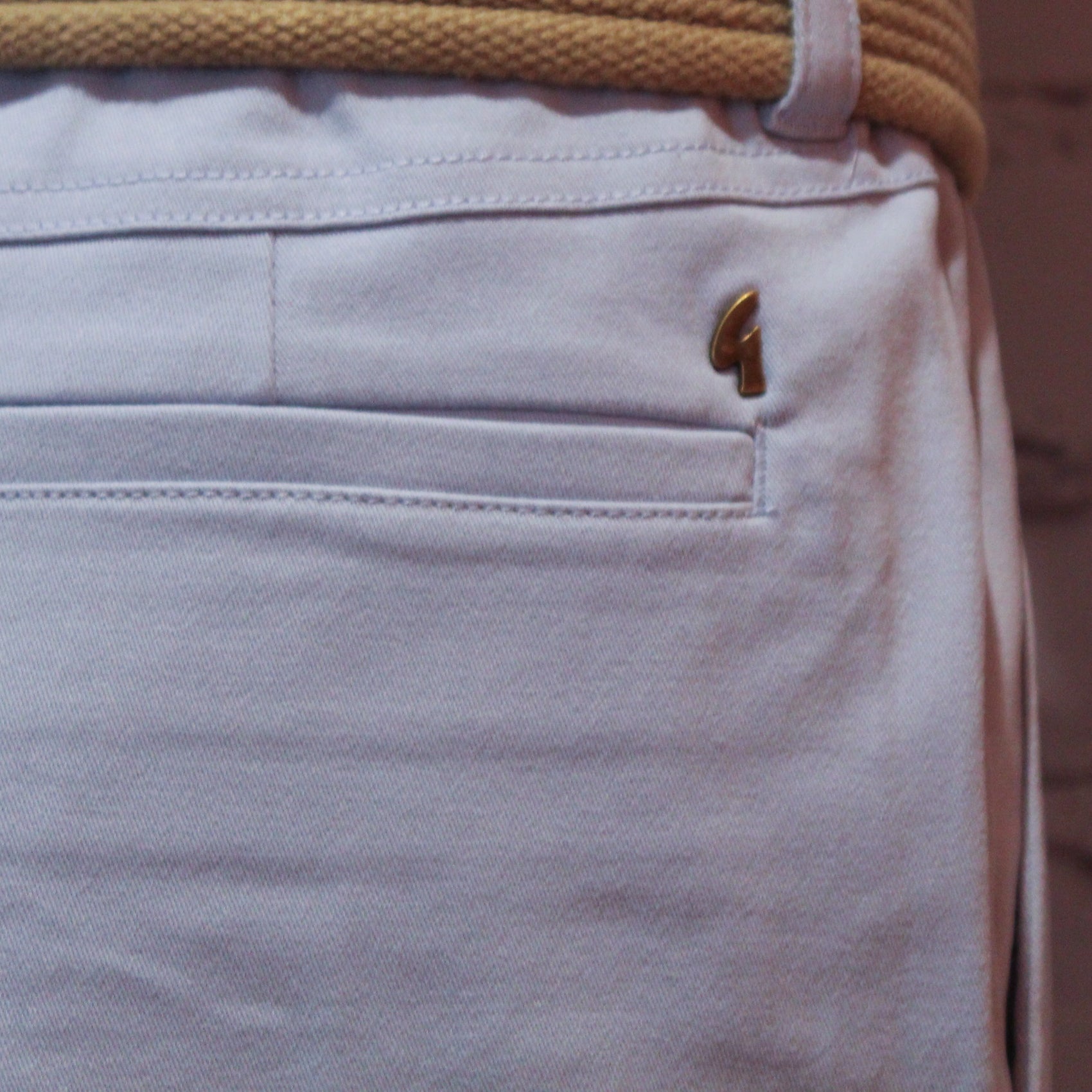 Gabicci Vintage Cooper Stretch Twill Shorts - Surf