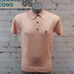 Gabicci Vintage Jackson Short Sleeve Plain Knit Polo - Candy