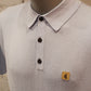 Gabicci Vintage Jackson Short Sleeve Plain Knit Polo - Surf