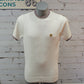 Gabicci Vintage Santino Short Sleeve Knit Crew Neck - White