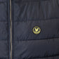 Lyle & Scott Archive Tartan Lined Gilet - Dark Navy