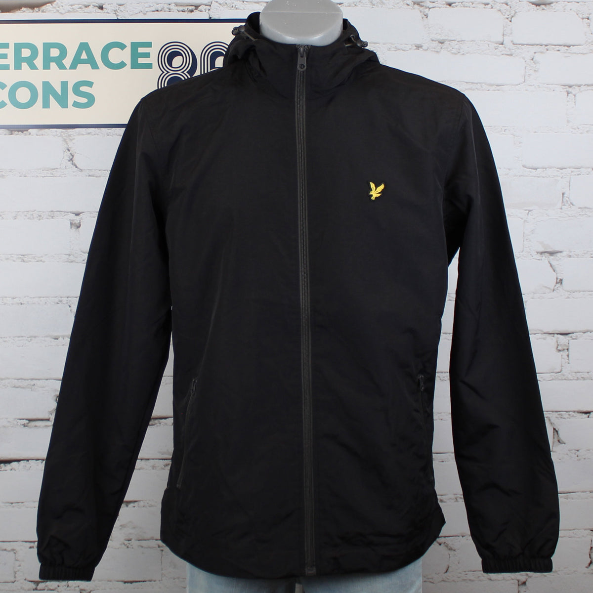 Lyle & Scott Contrast Zip Water Resistant Jacket - Black / Gunmetal