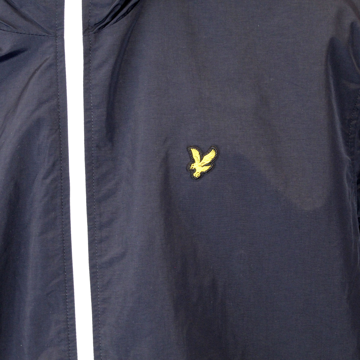 Lyle & Scott Contrast Zip Water Resistant Jacket - Dark Navy / White