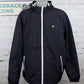 Lyle & Scott Contrast Zip Water Resistant Jacket - Dark Navy / White