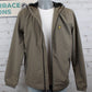 Lyle & Scott Contrast Zip Water Resistant Jacket - Khaki Ash / Black