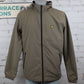 Lyle & Scott Contrast Zip Water Resistant Jacket - Khaki Ash / Black