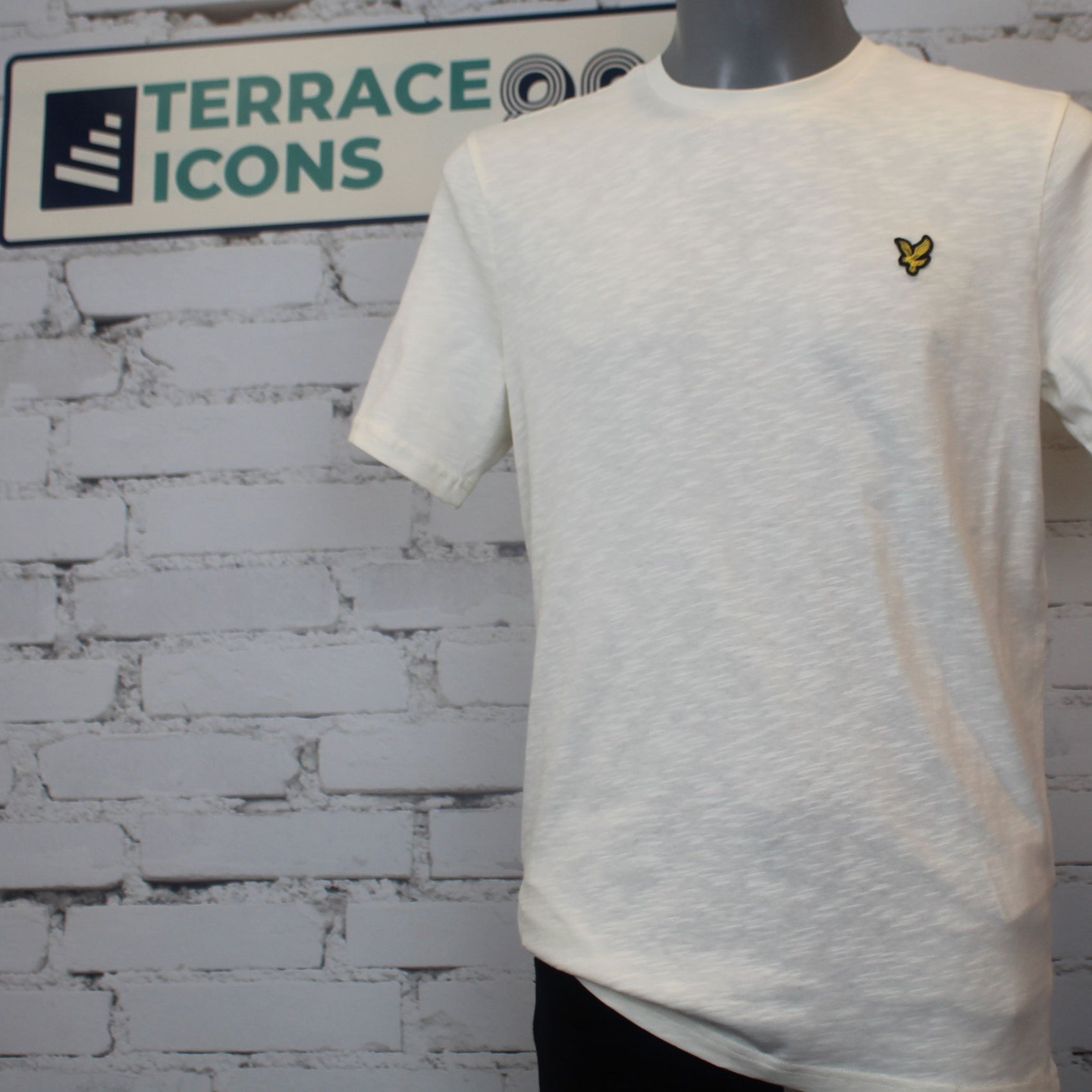 Lyle & Scott Fine Cotton Slub T-Shirt - Ice Cream