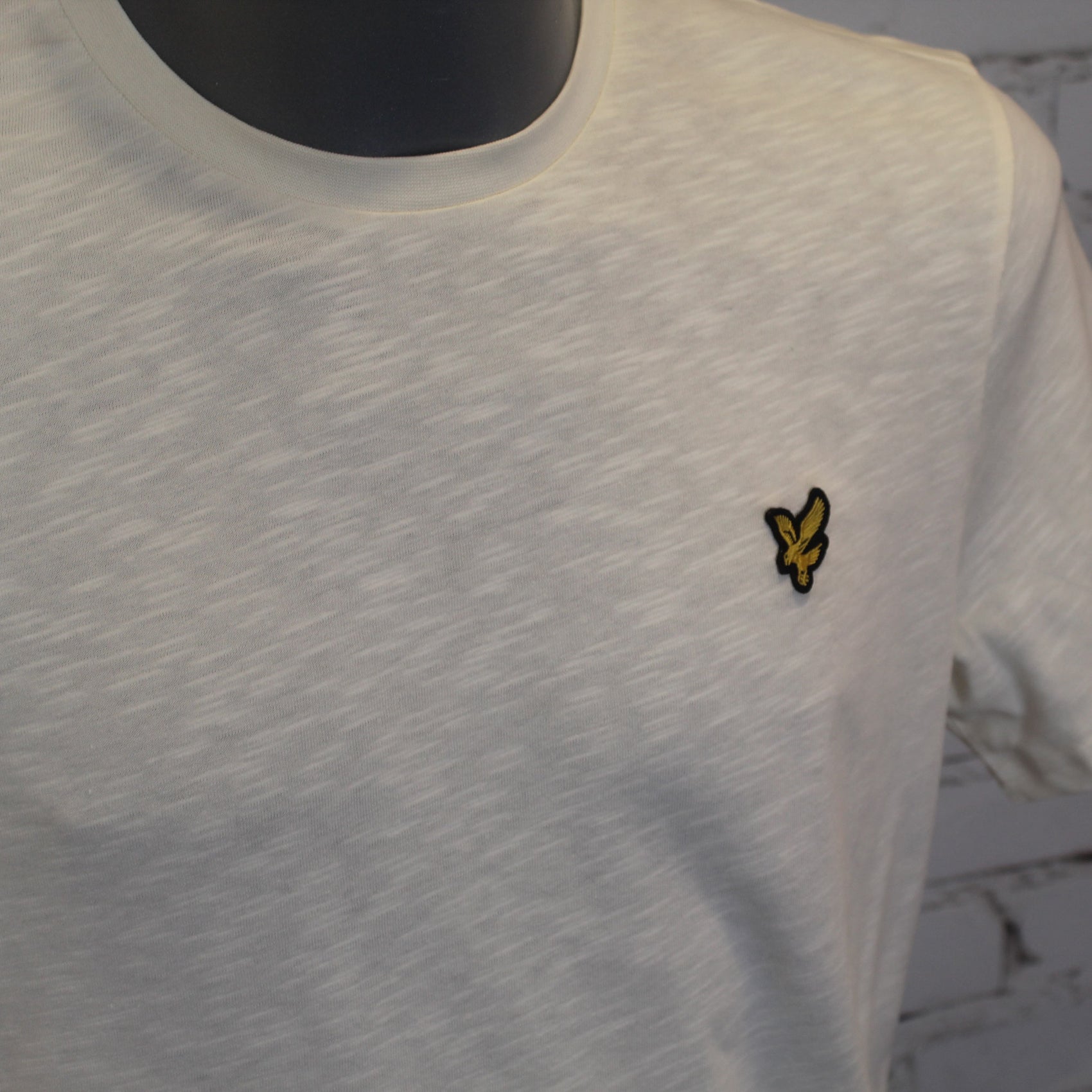 Lyle & Scott Fine Cotton Slub T-Shirt - Ice Cream