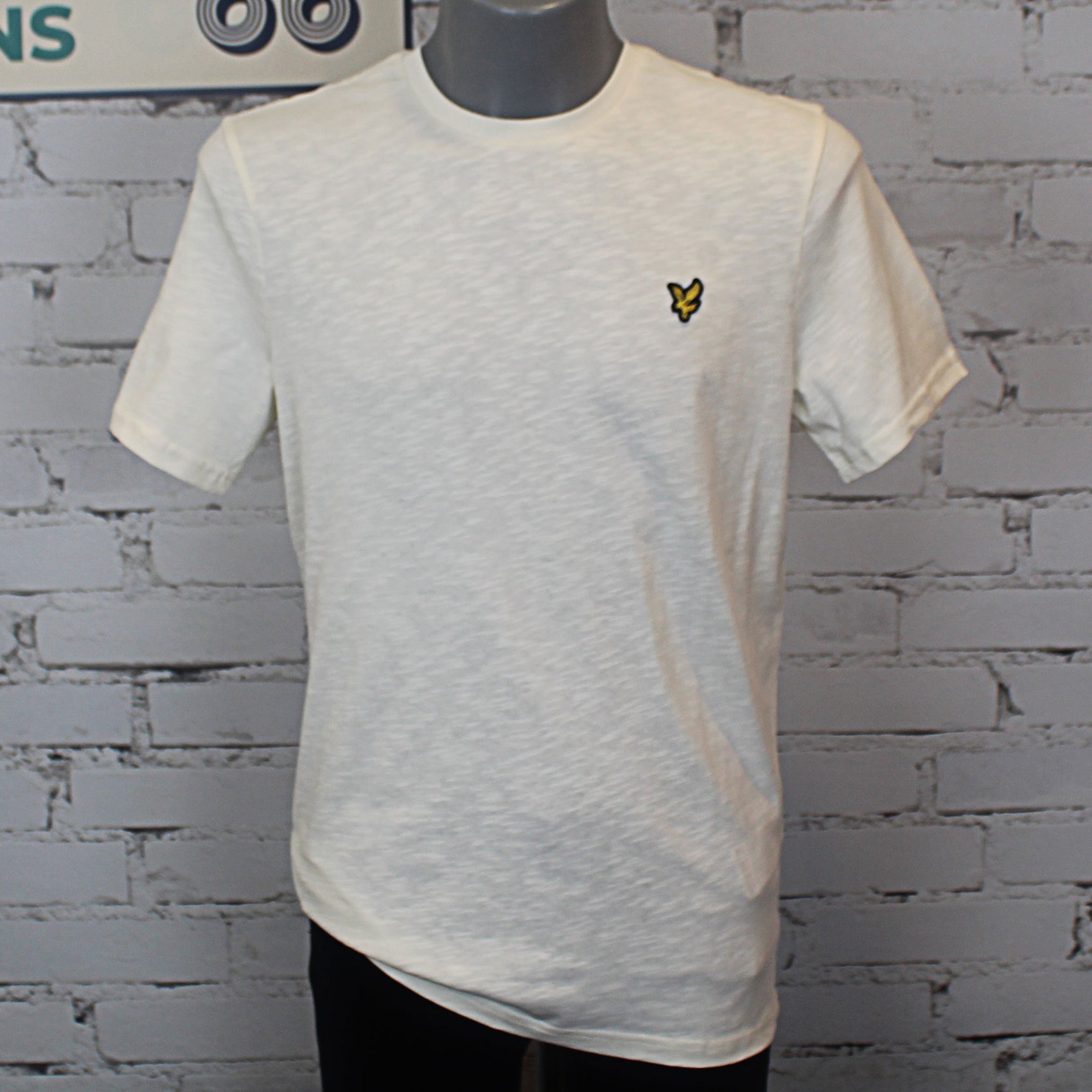 Lyle & Scott Fine Cotton Slub T-Shirt - Ice Cream