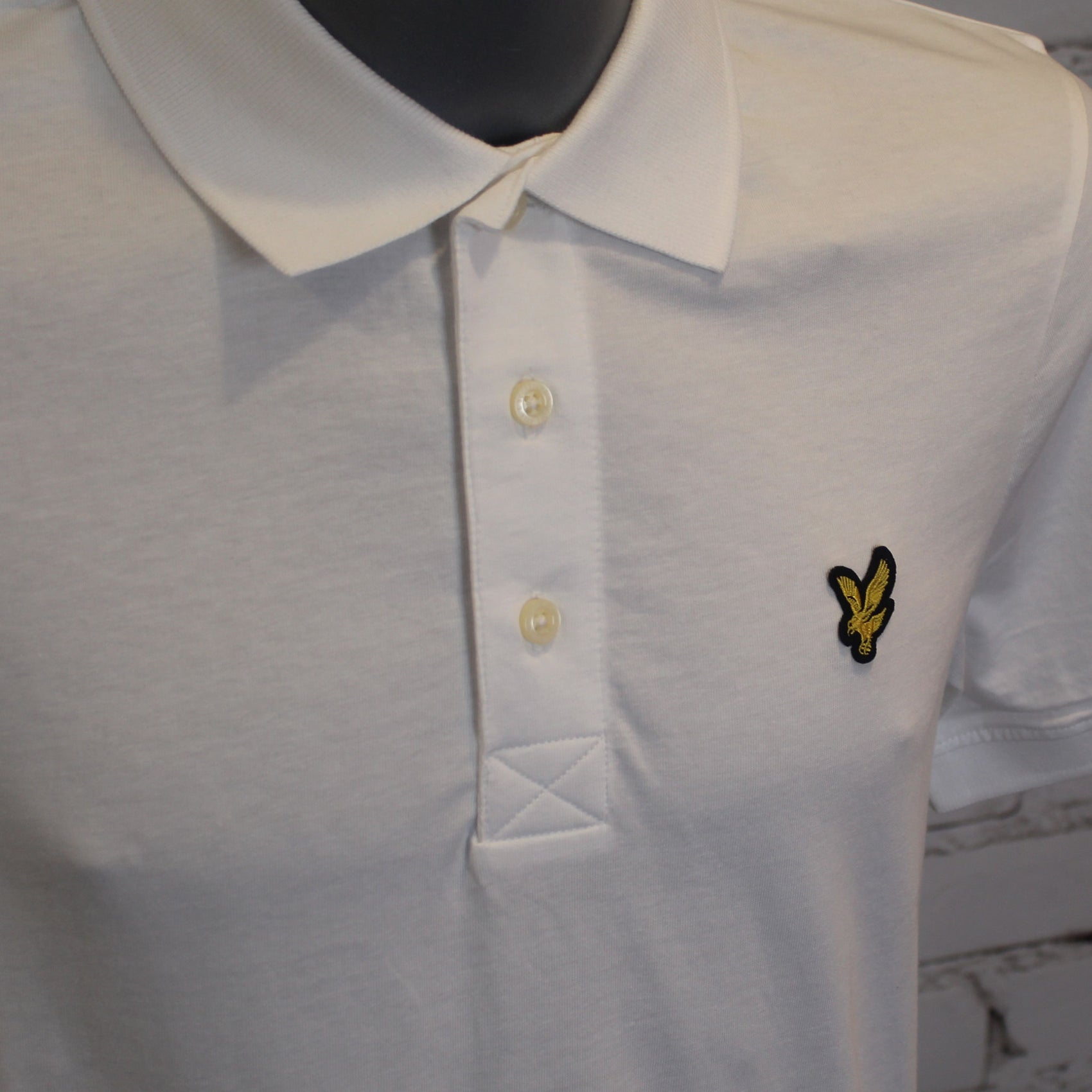 Lyle & Scott Cotton Jersey Polo Shirt - White