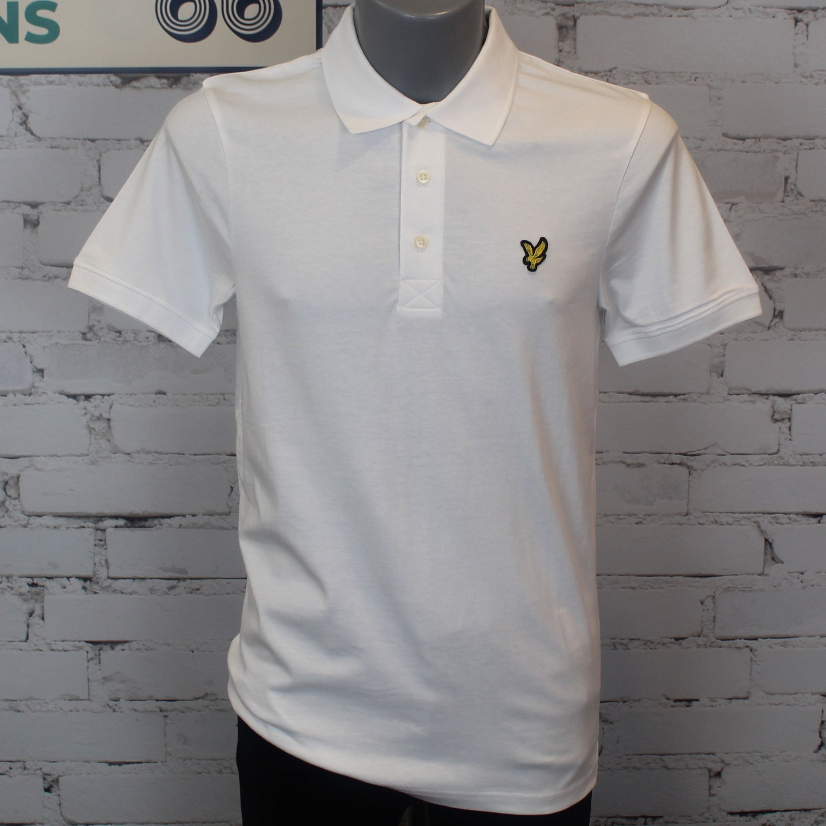 Lyle & Scott Cotton Jersey Polo Shirt - White