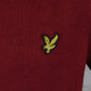 Lyle & Scott Archive Knitted Crew Neck Jumper - Claret Jug