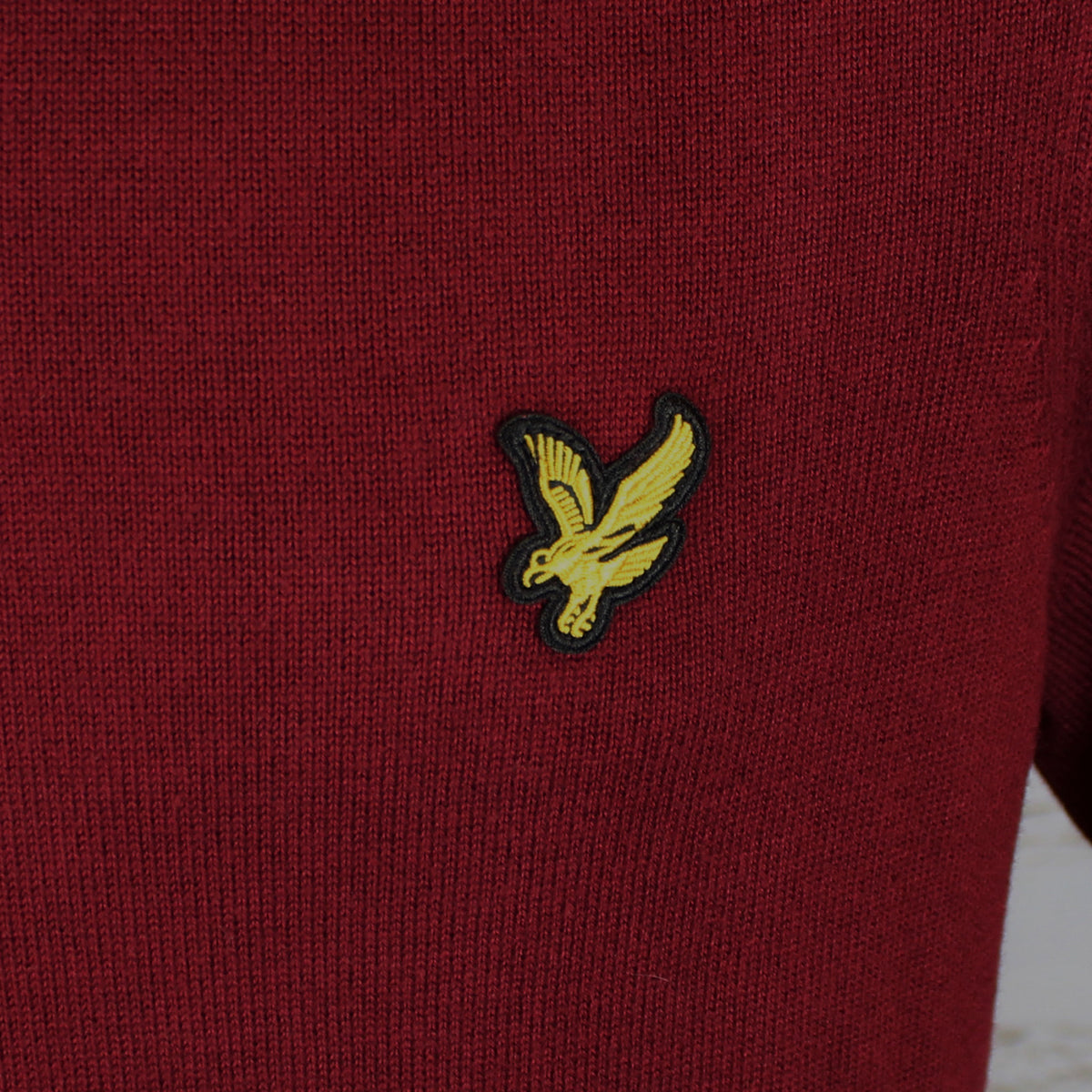 Lyle & Scott Archive Knitted Crew Neck Jumper - Claret Jug