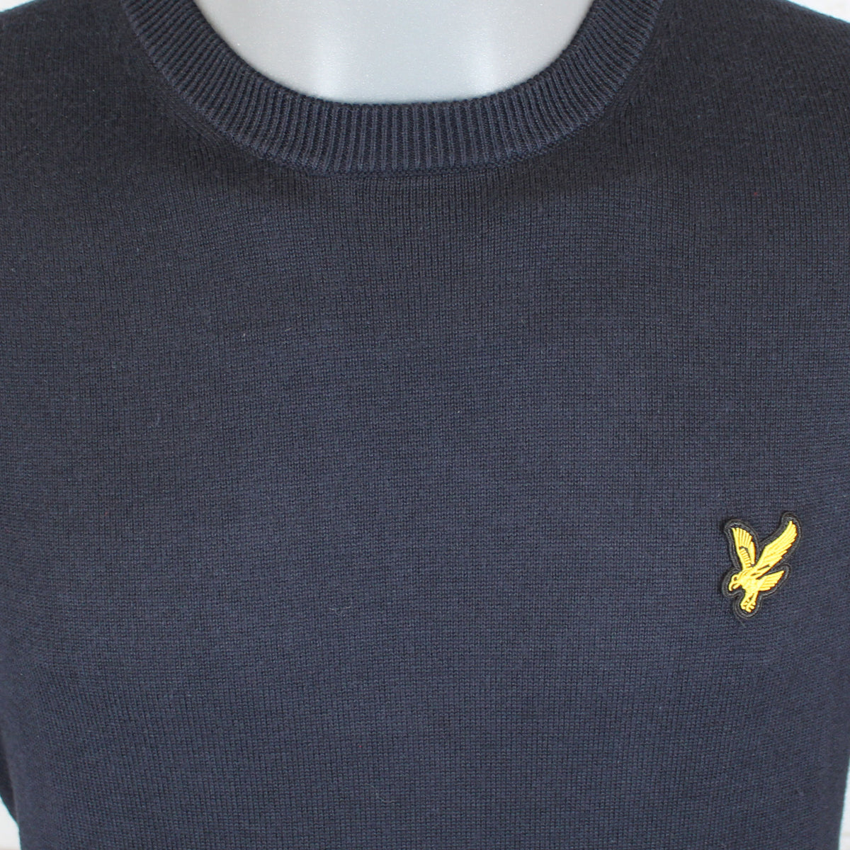 Lyle & Scott Archive Knitted Crew Neck Jumper - Dark Navy