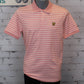 Lyle & Scott Pique Breton Polo Shirt - Pink Grapefruit/ White