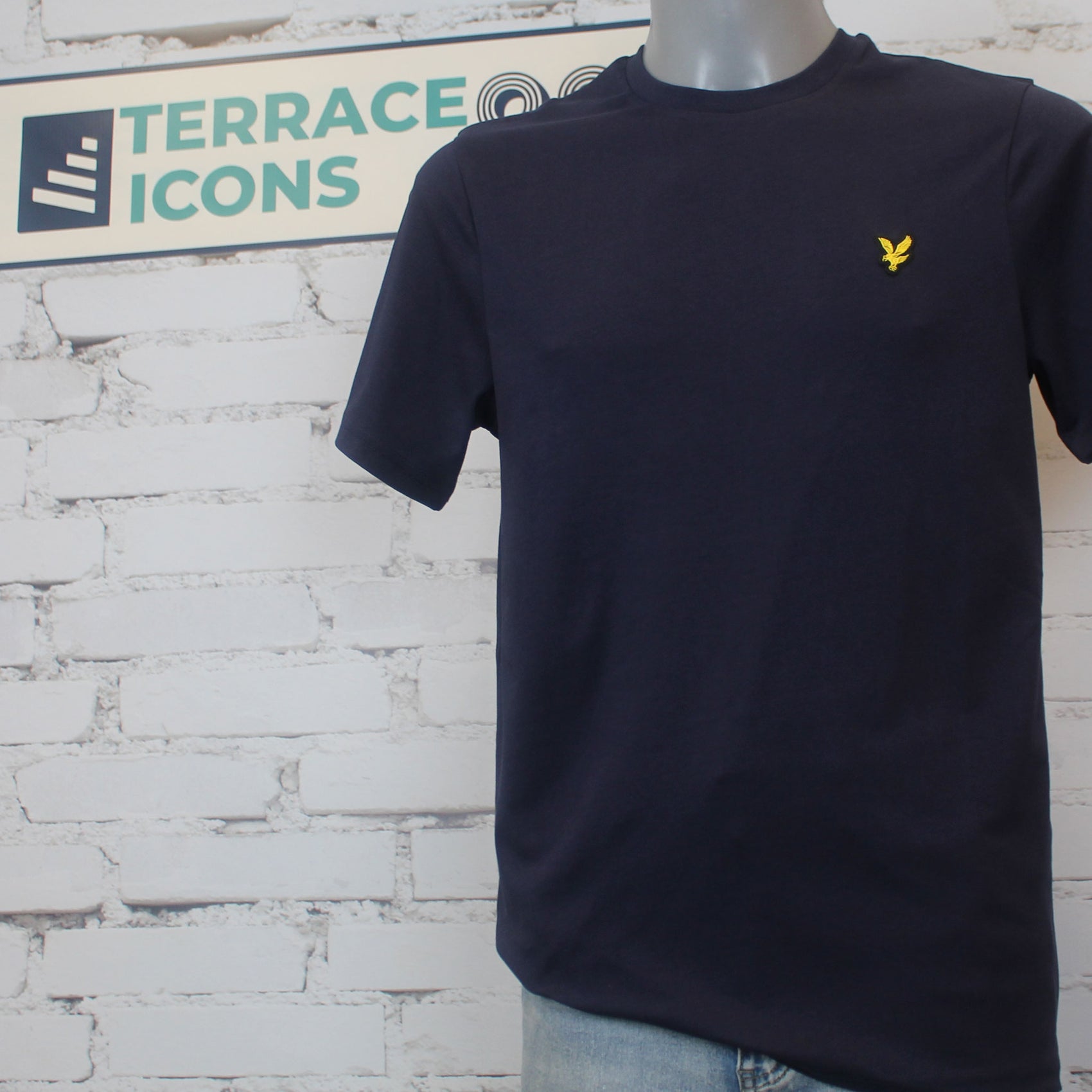 Lyle & Scott Cotton Crew Neck T-Shirt - Navy