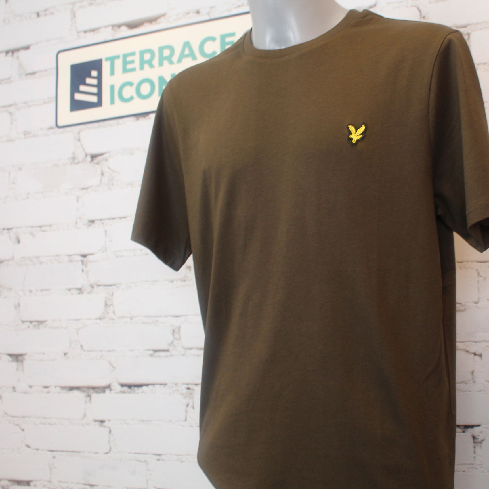 Lyle & Scott Cotton Crew Neck T-Shirt - Olive
