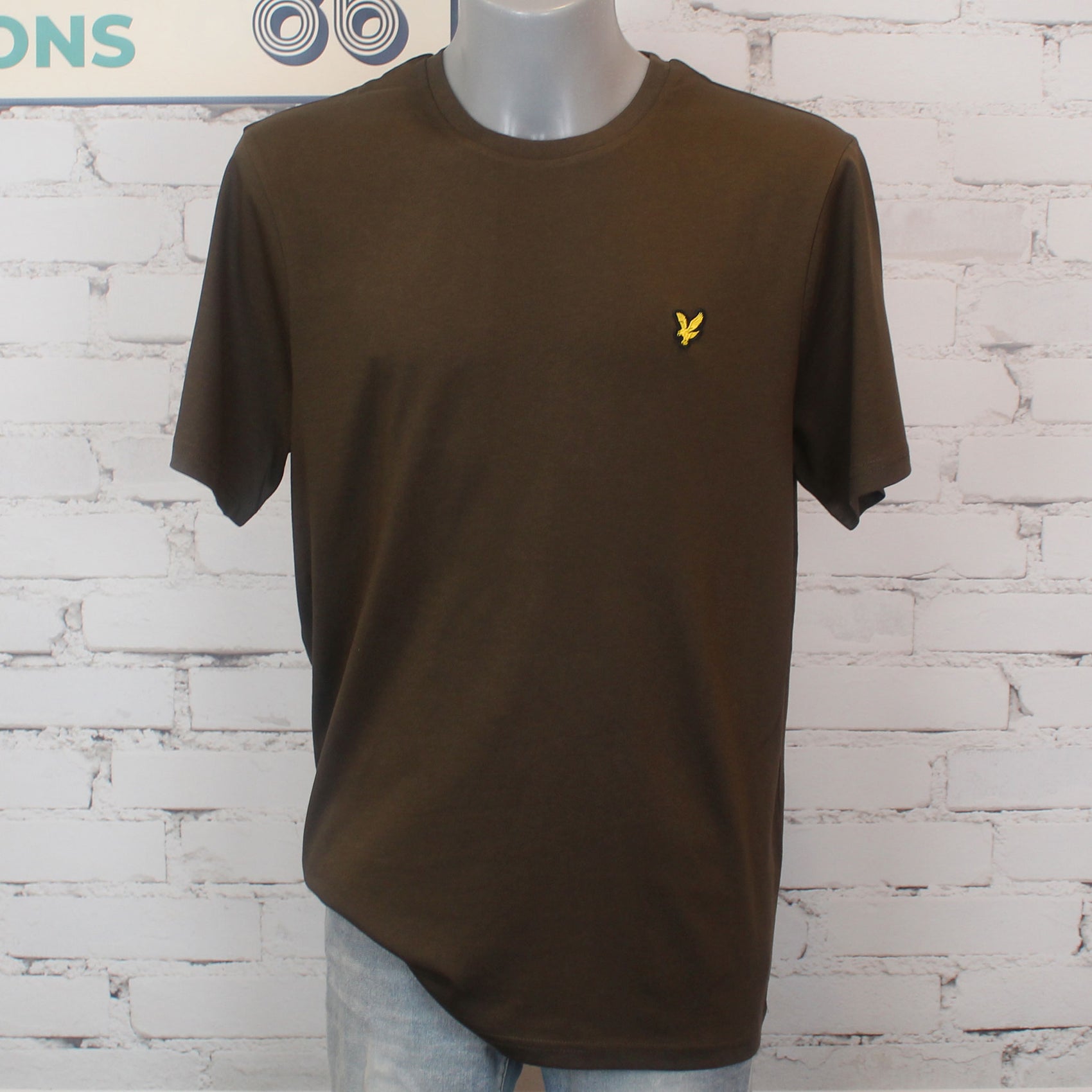 Lyle & Scott Cotton Crew Neck T-Shirt - Olive