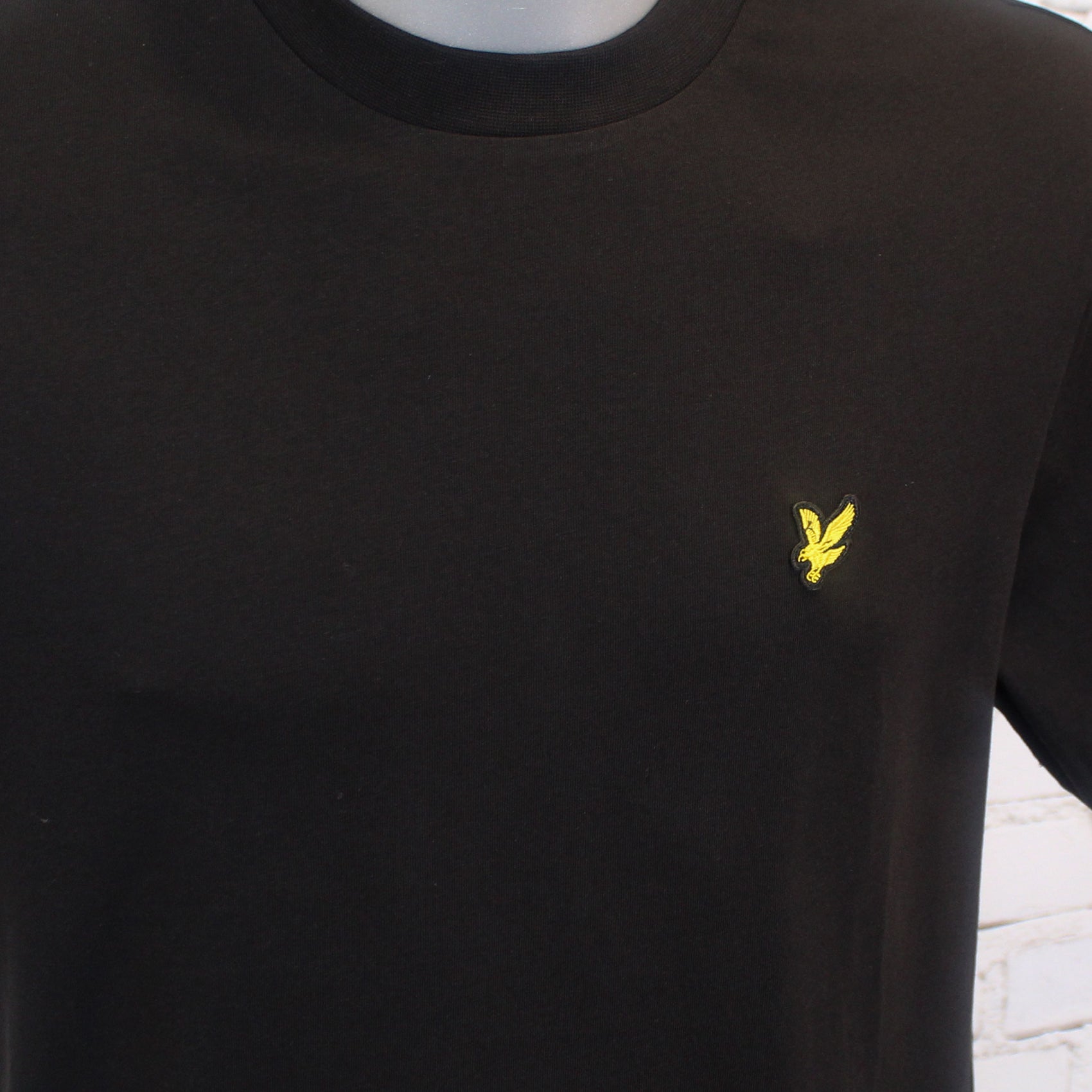 Lyle & Scott Oversized Cotton Crew Neck T-Shirt - Black