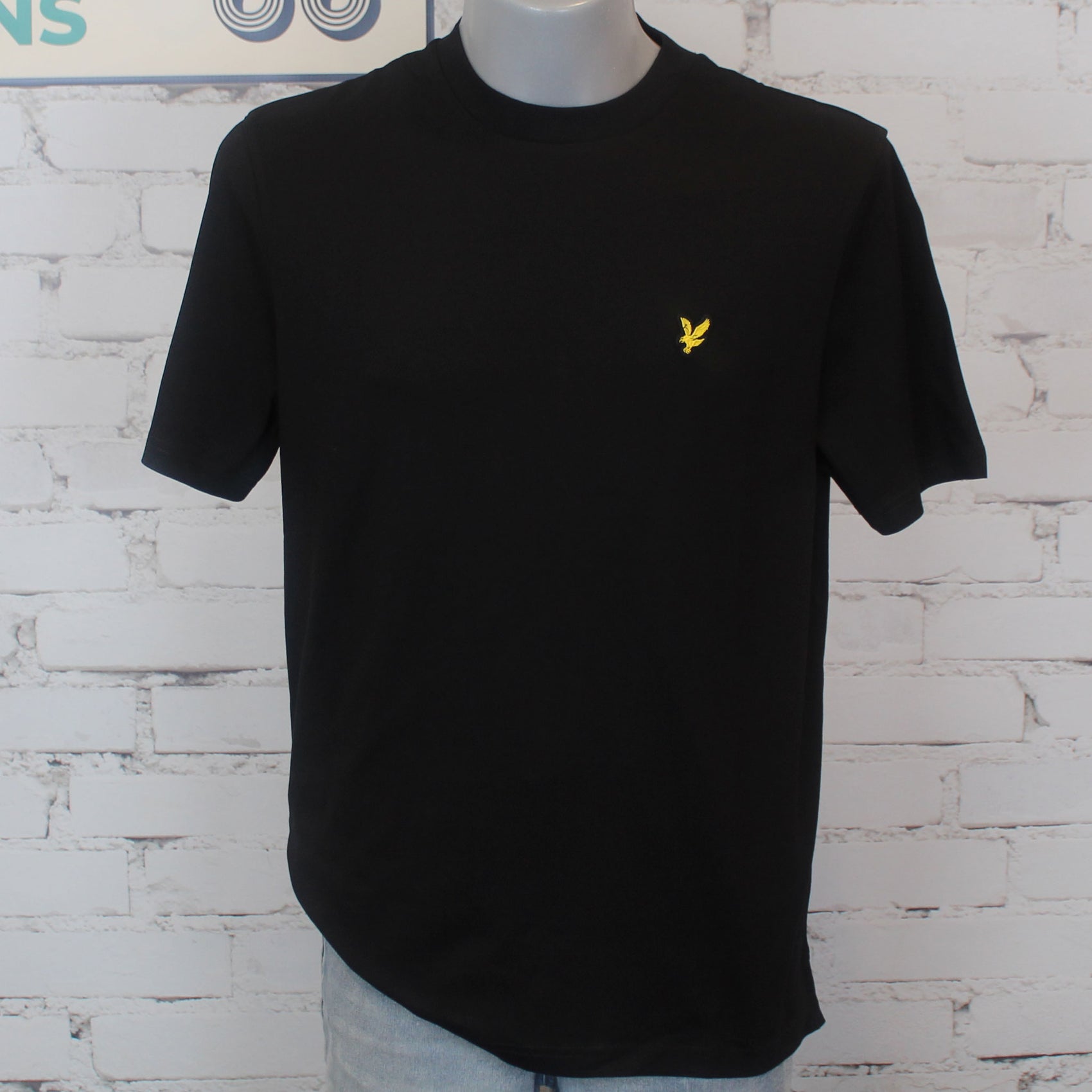 Lyle & Scott Oversized Cotton Crew Neck T-Shirt - Black