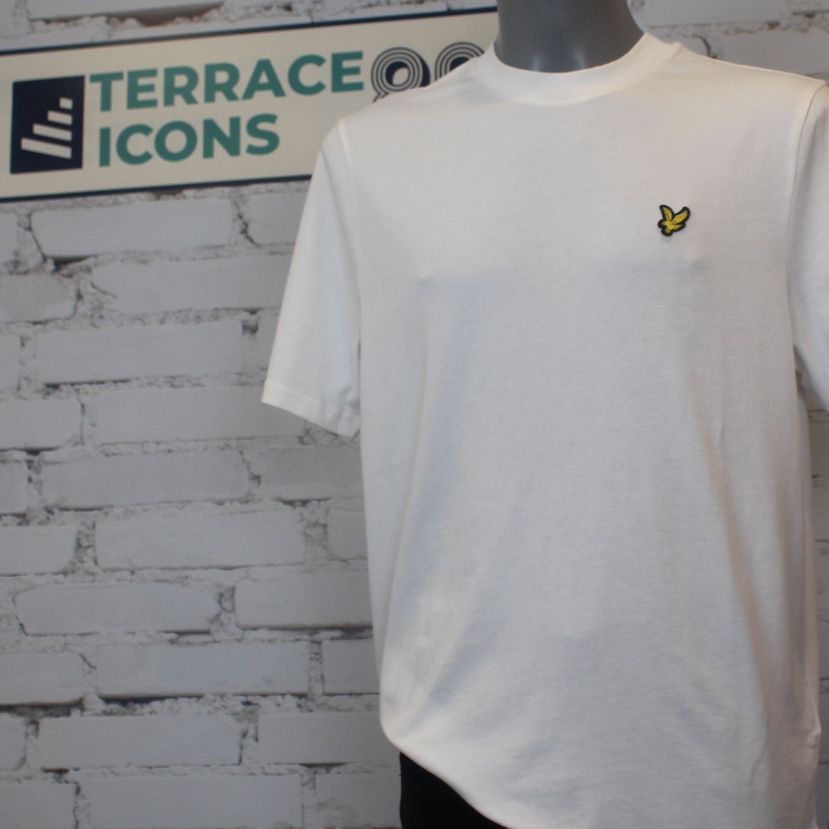 Lyle & Scott Oversized Cotton Crew Neck T-Shirt - White