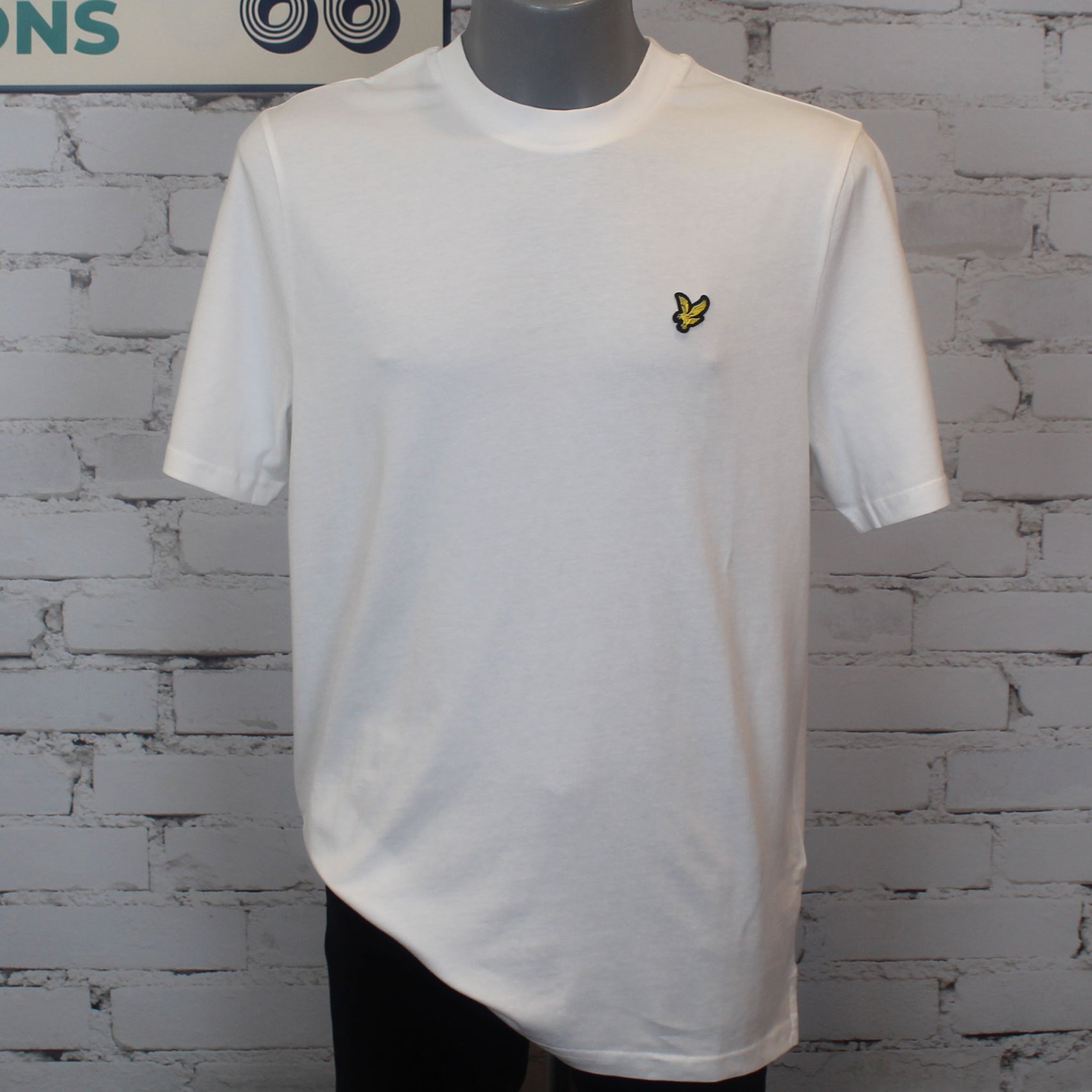 Lyle & Scott Oversized Cotton Crew Neck T-Shirt - White