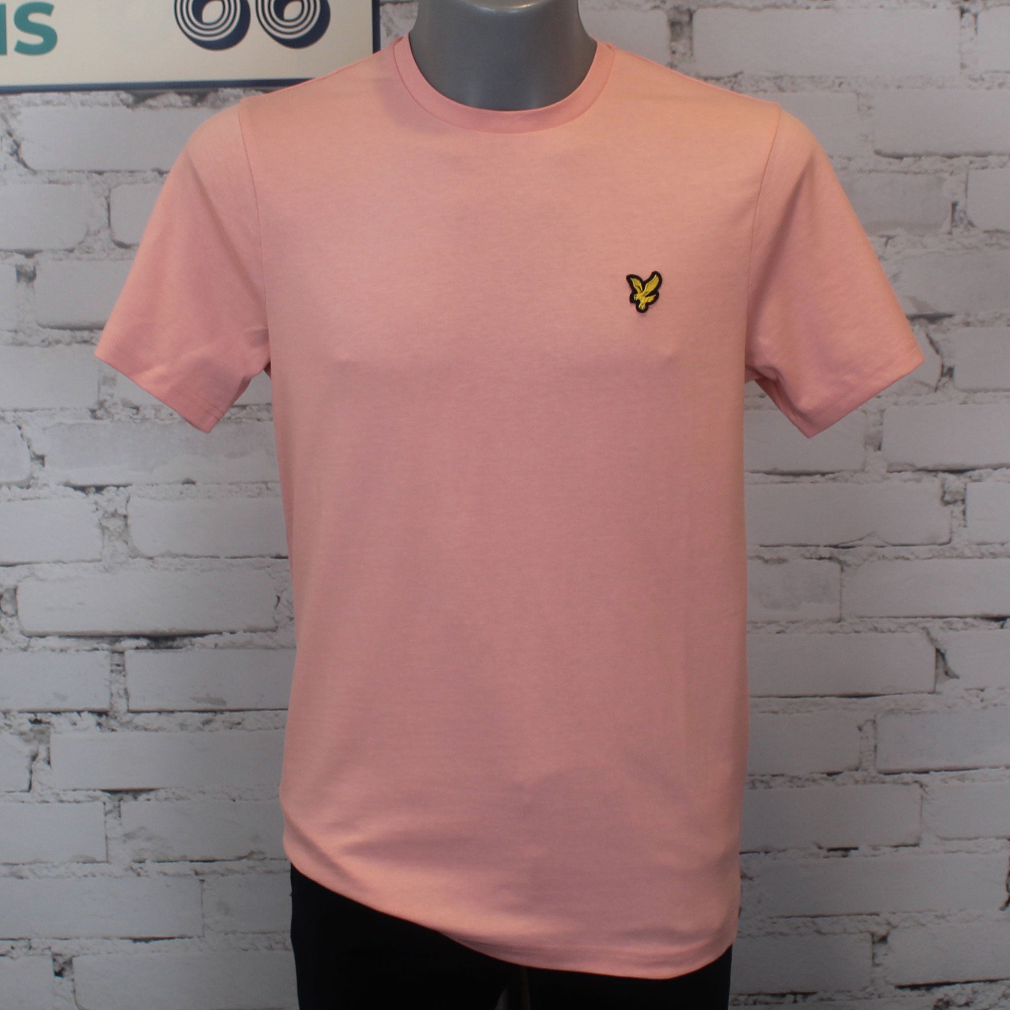 Lyle & Scott Cotton Crew Neck T-Shirt - Pink Grapefruit