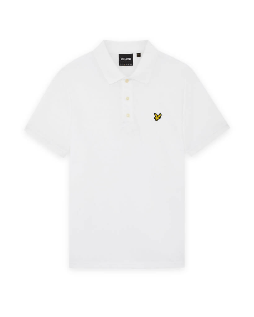 Lyle & Scott Cotton Jersey Polo Shirt - White
