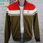 Sergio Tacchini Damarindo Track Top - Adrenaline Rush / Gardenia / Dark Olive