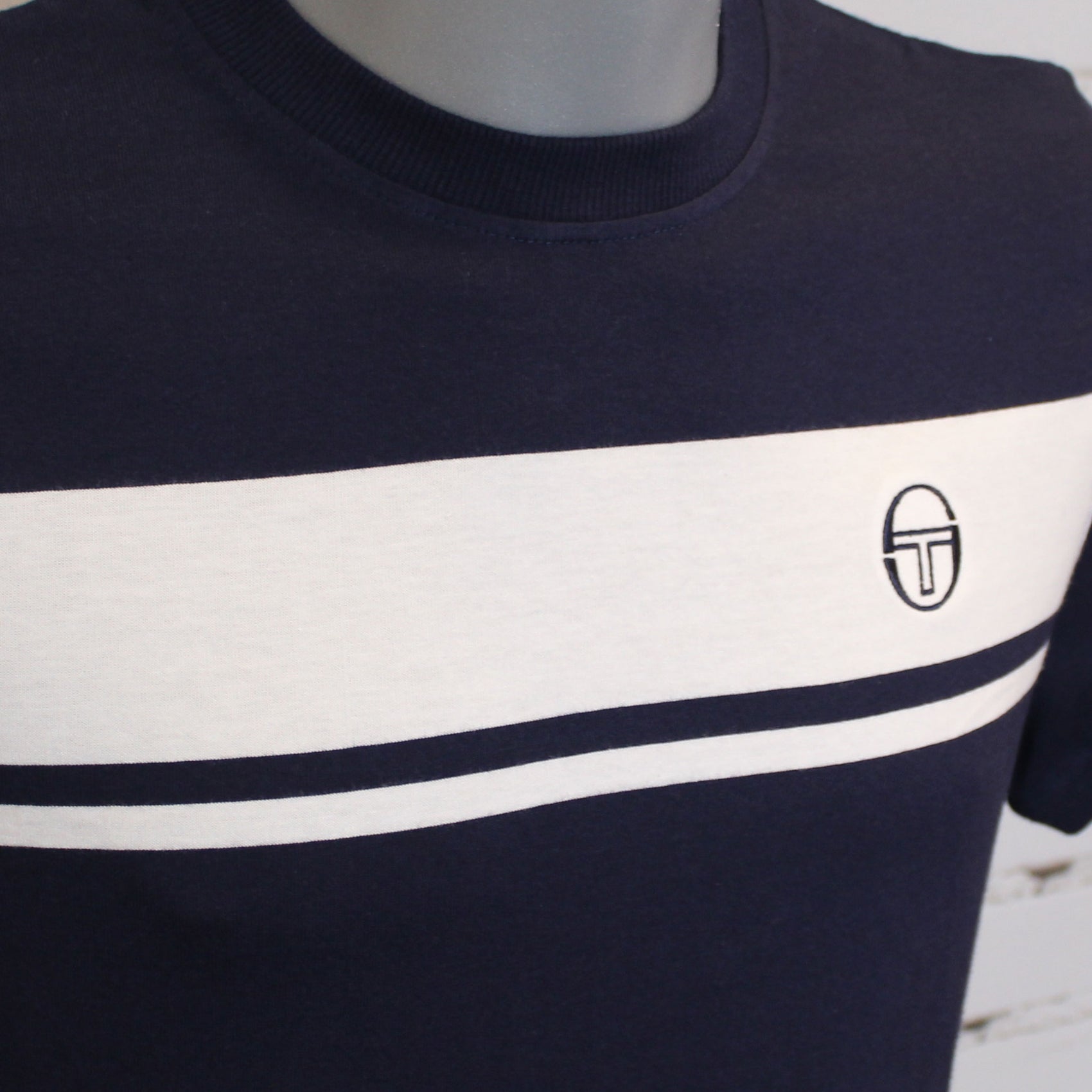 Sergio Tacchini Masters T-Shirt - Navy / White