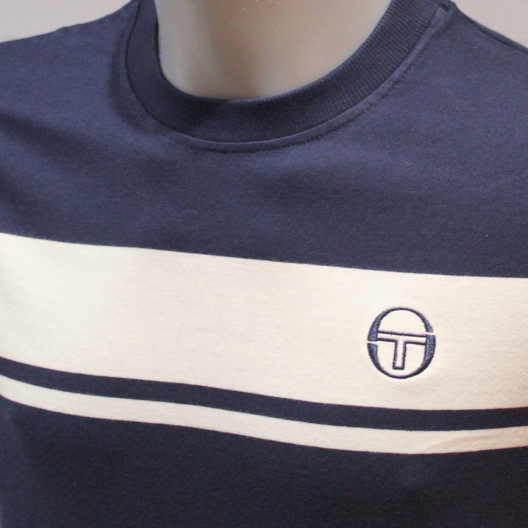 Sergio Tacchini Masters T-Shirt - Navy / White