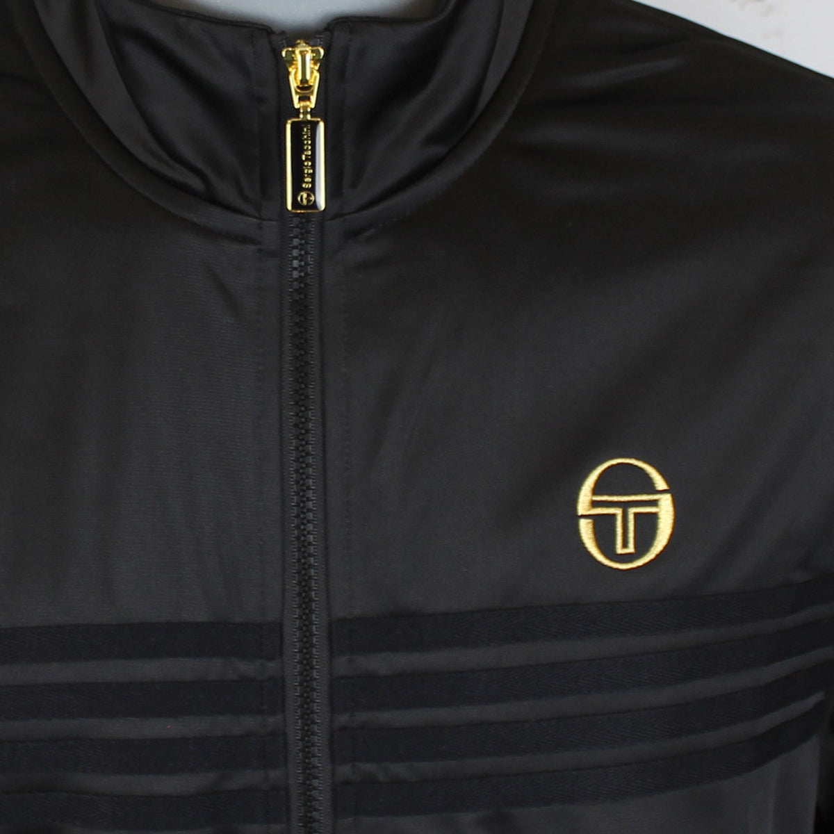 Sergio Tacchini New Varena Tracksuit - Black / Gold Lurex