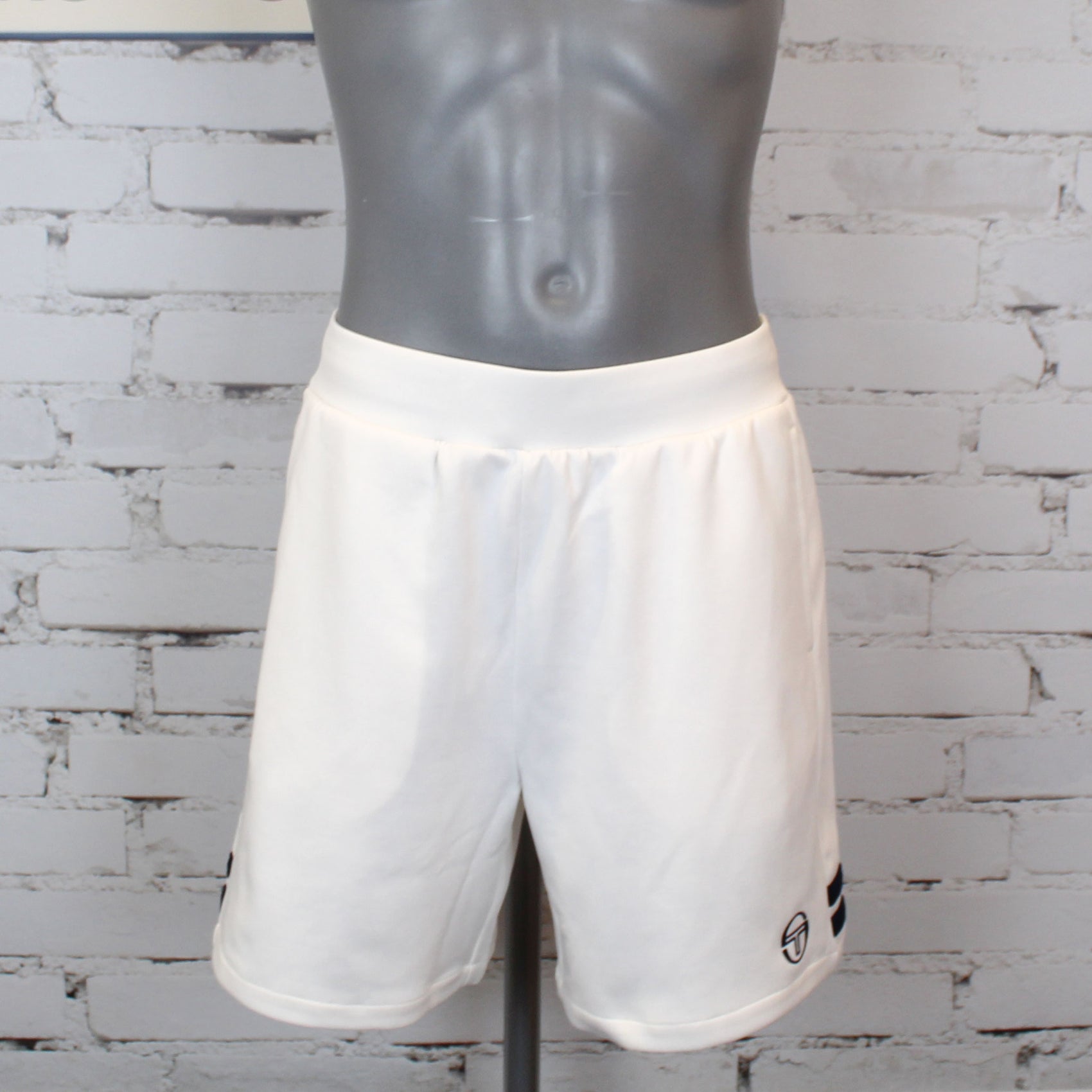 Sergio Tacchini New Orion Shorts - Gardenia / Maritime Blue