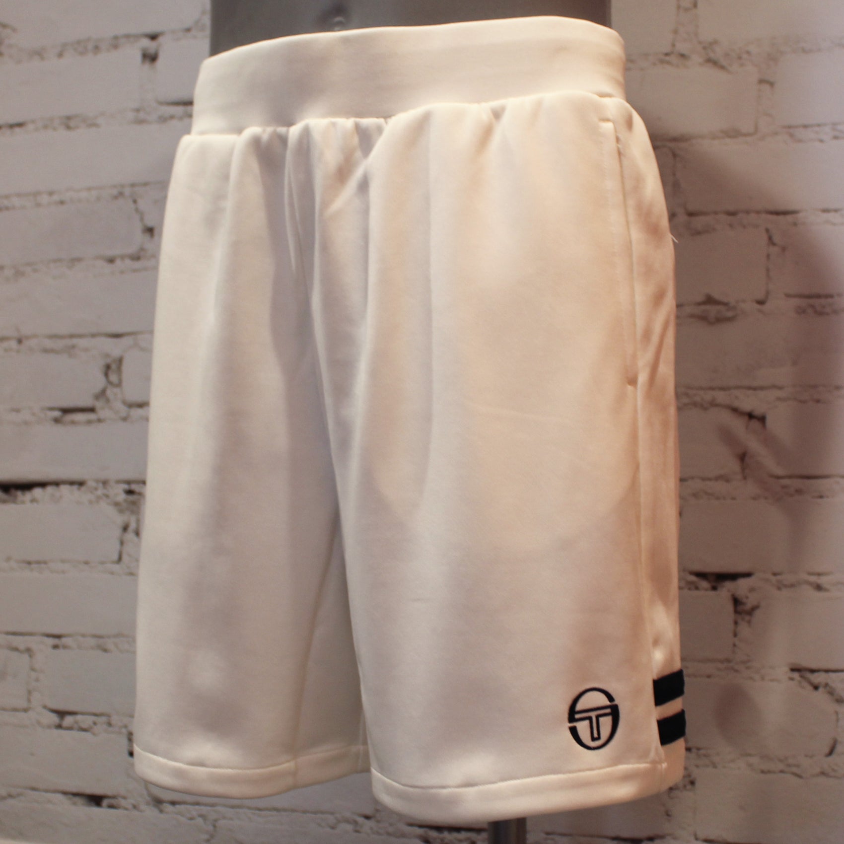 Sergio Tacchini New Orion Shorts - Gardenia / Maritime Blue