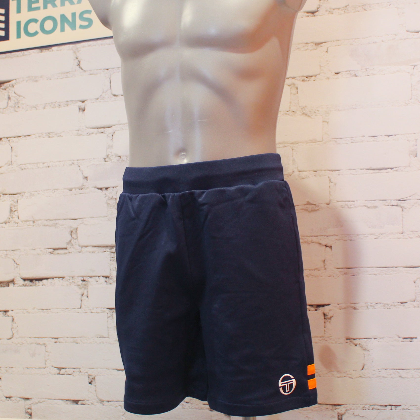 Sergio Tacchini New Orion Shorts - Maritime Blue / Orange