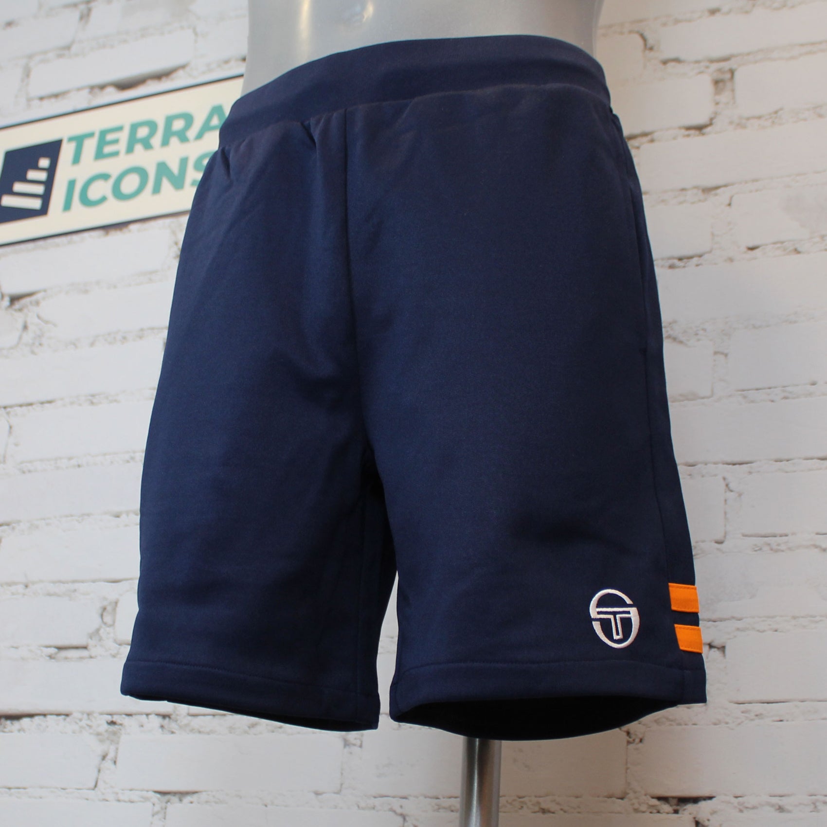 Sergio Tacchini New Orion Shorts - Maritime Blue / Orange