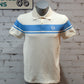 Sergio Tacchini Young Line Polo Shirt - Gardenia /Azure Blue