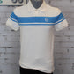 Sergio Tacchini Young Line Polo Shirt - Gardenia /Azure Blue