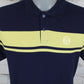 Sergio Tacchini Young Line Polo - Maritime Blue / Celery Green