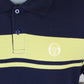 Sergio Tacchini Young Line Polo - Maritime Blue / Celery Green