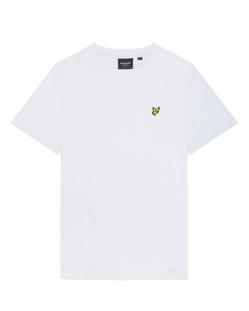 Lyle & Scott Oversized Cotton Crew Neck T-Shirt - White